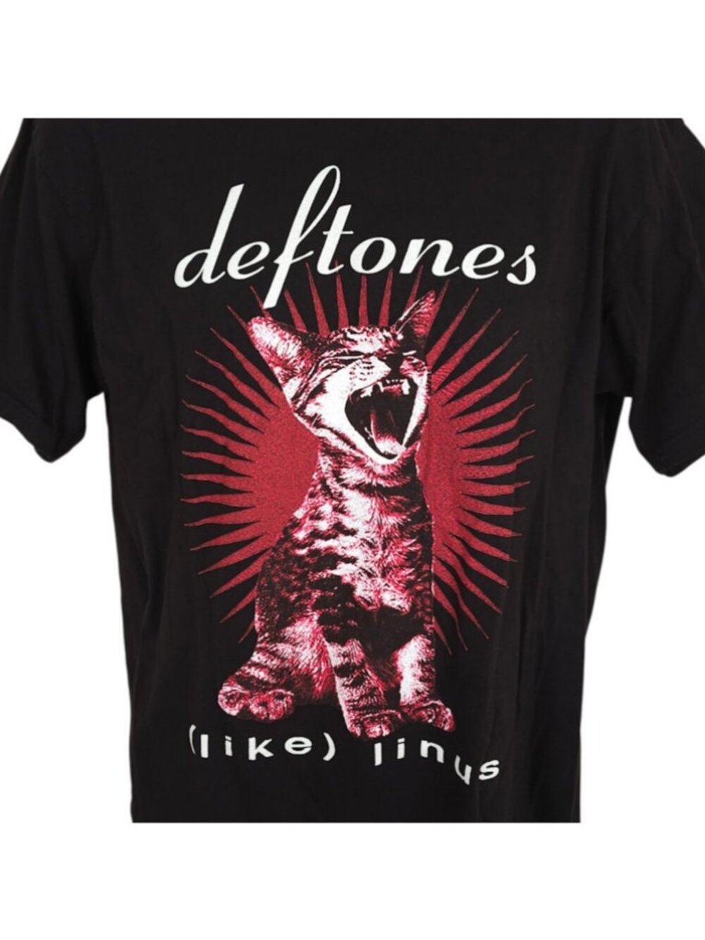 Deftones T Shirt Mens Size Large Black Like Linus Alternative Metal Band Tee